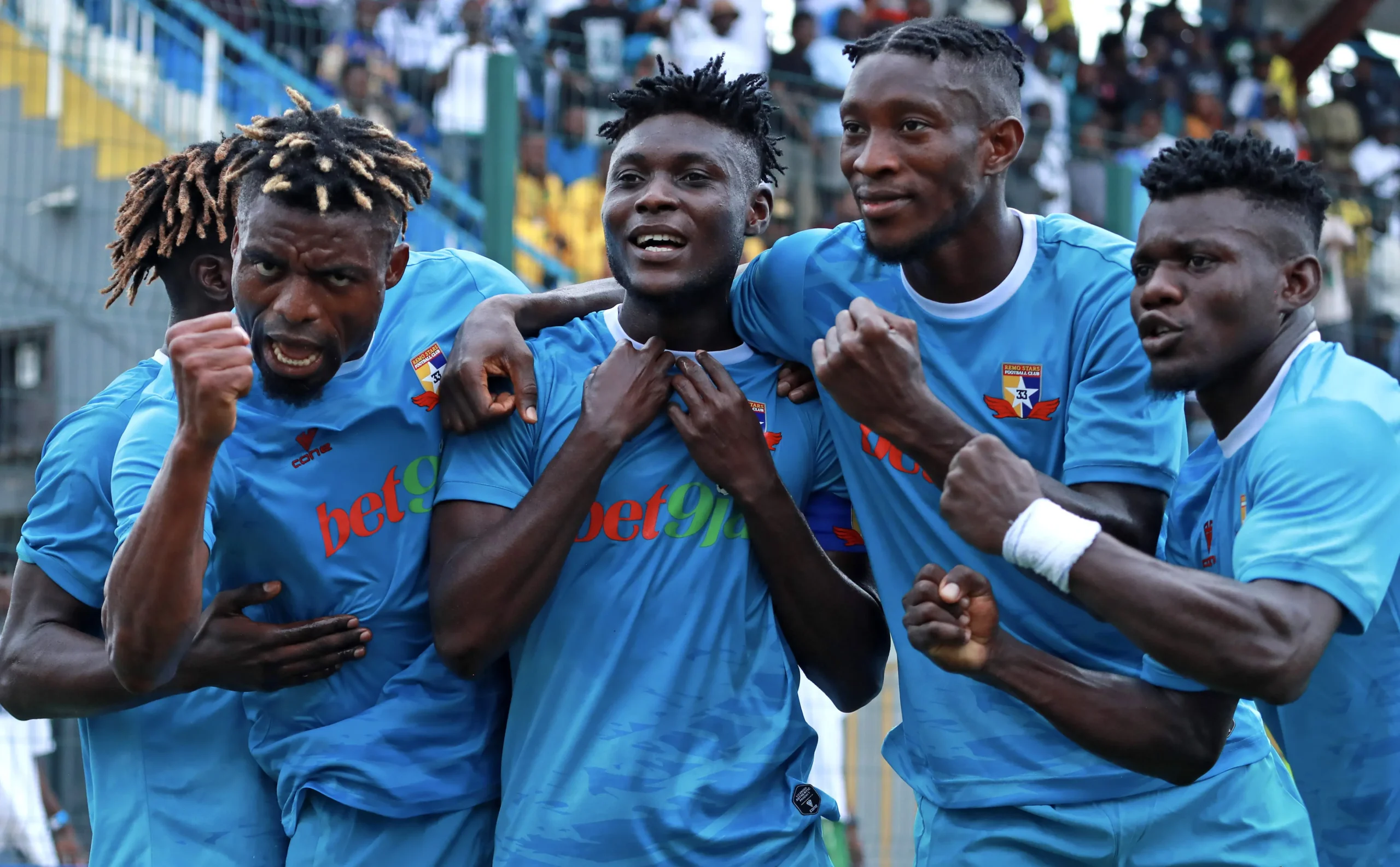 Remo Stars FC, current leaders of the Nigerian Premier League: a rising star shining bright!