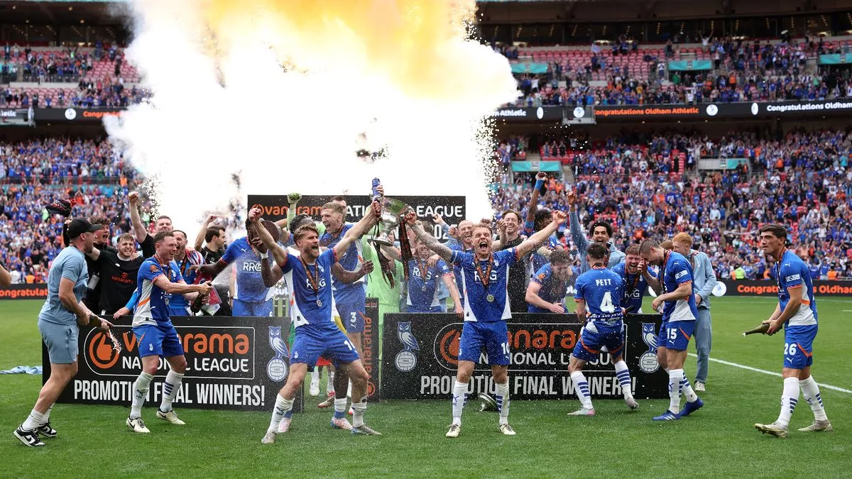 Oldham Athletic are back in the Football League!